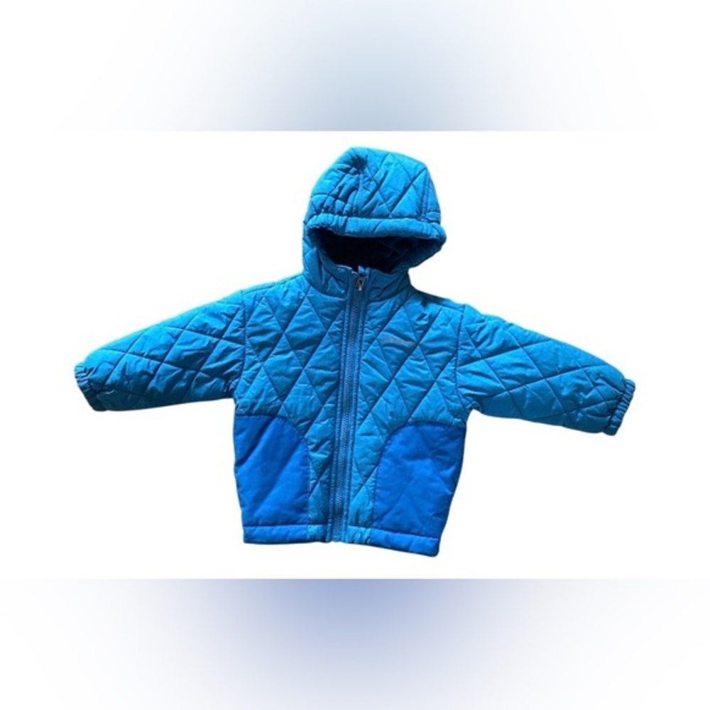 Patagonia Baby Puff Rider Jacket size 12 M in pristine condition turquoise